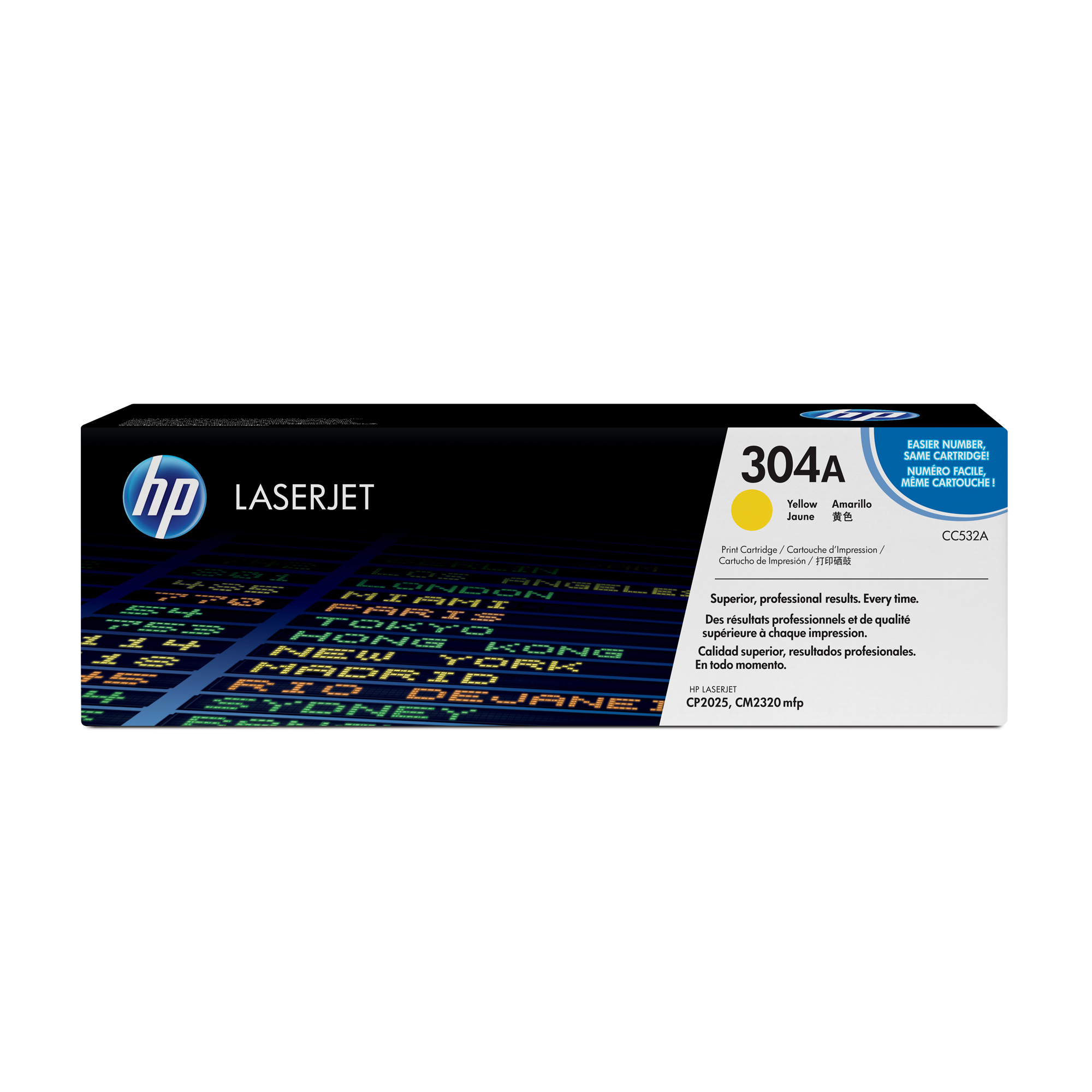 Hp - Toner - 304A - Giallo - CC532A - 2.800 pag