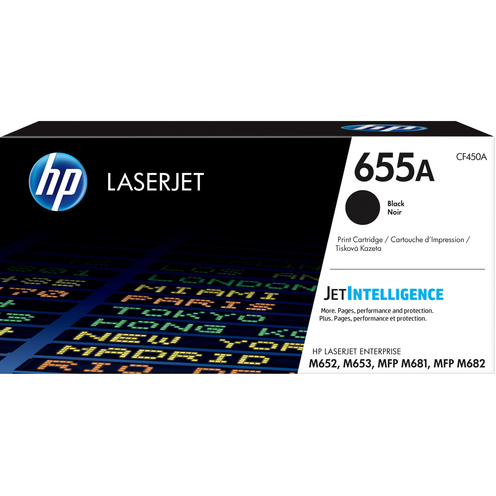 Hp - Toner - 655A - Nero - CF450A - 12.500 pag