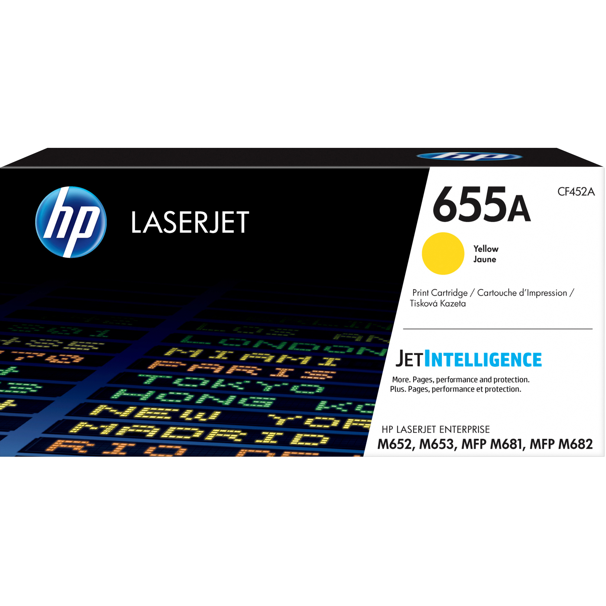 Hp - Toner - 655A - Giallo - CF452A - 10.500 pag