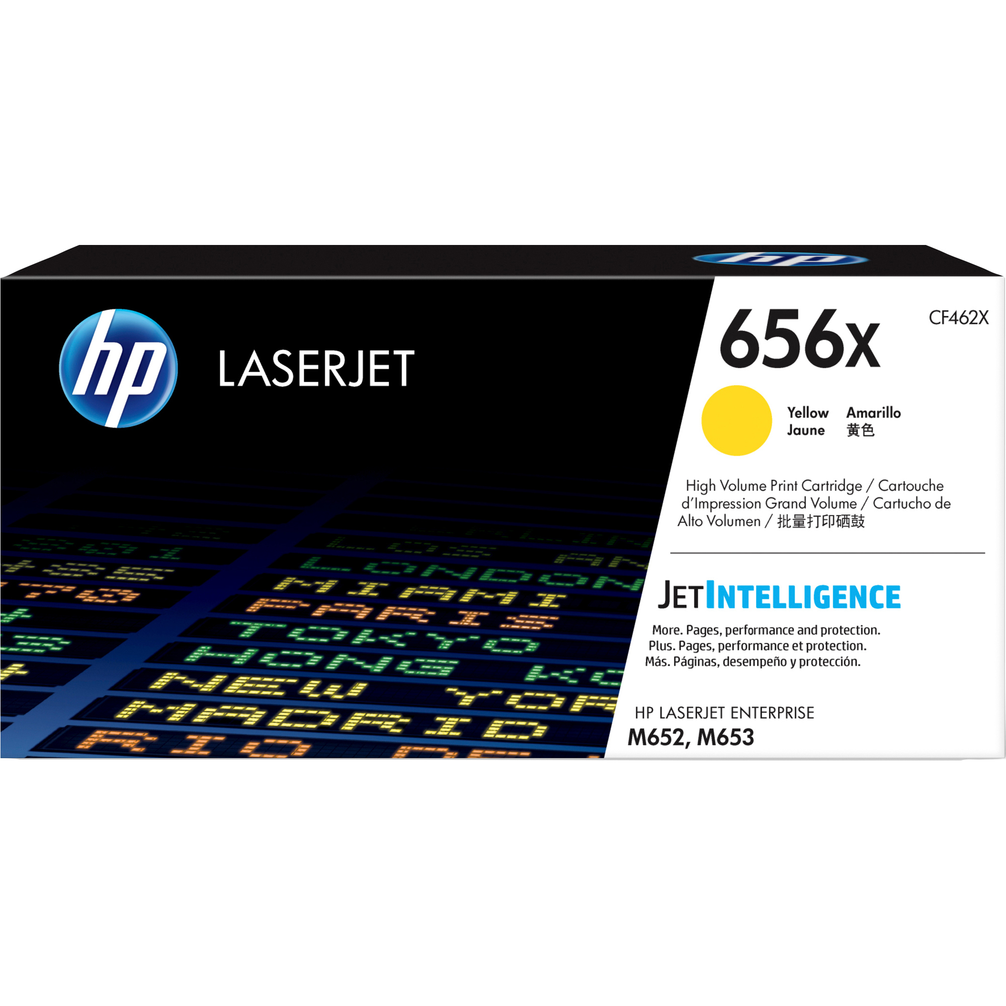 Hp - Toner - 656X - Giallo - CF462X - 22.000 pag