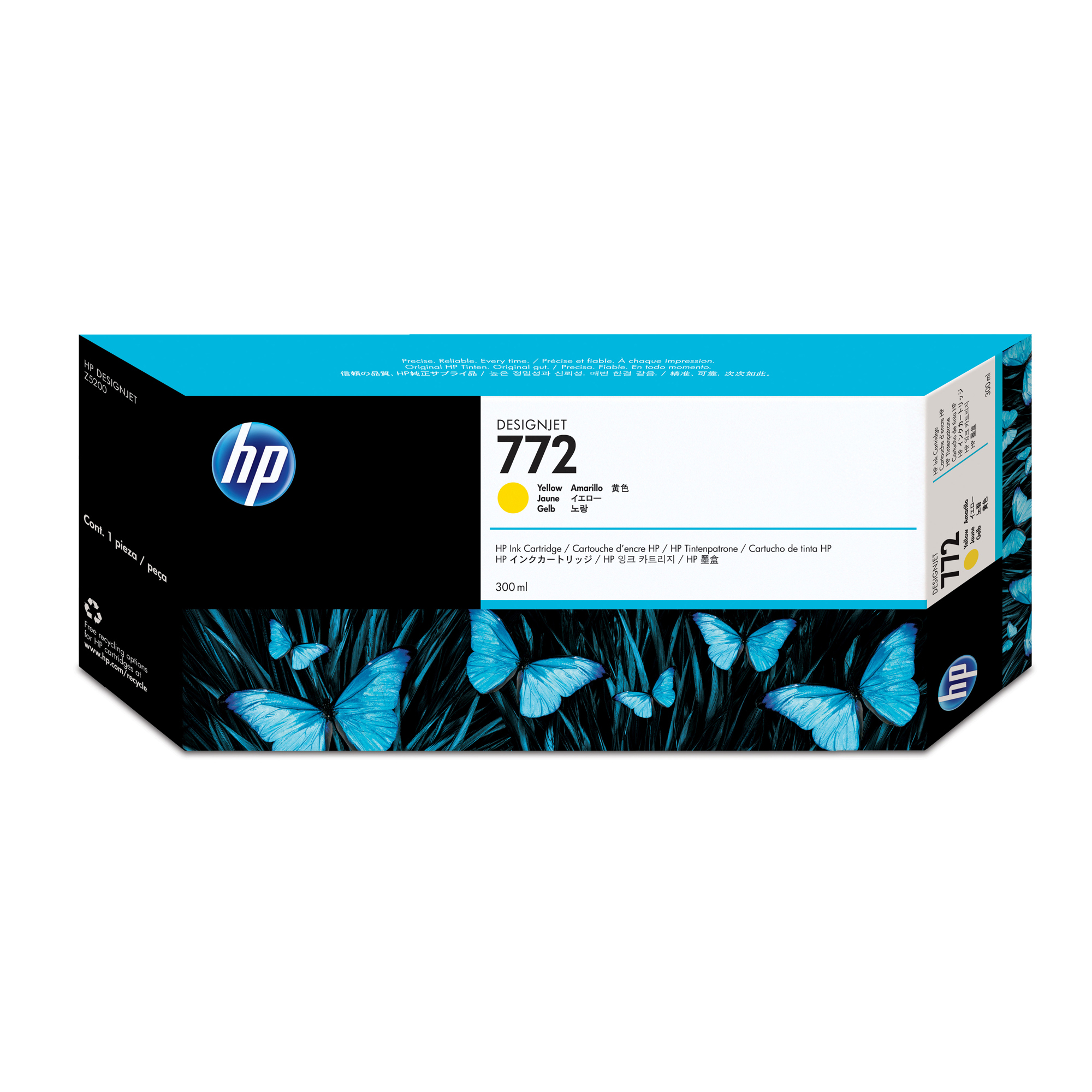 Hp - Cartuccia ink - 772 - Giallo - CN630A - 300ml