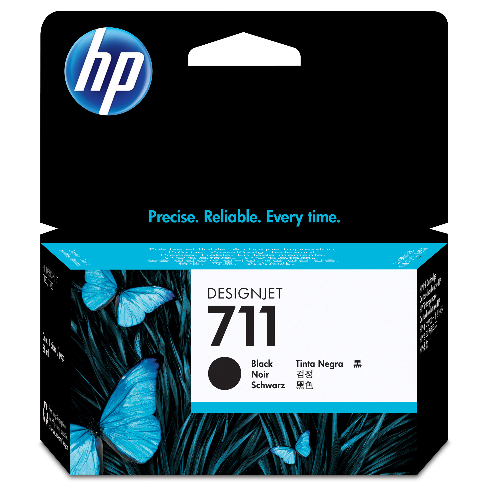 Hp - Cartuccia ink - 711 - Nero - CZ129A - 38ml