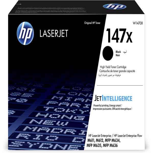 Hp - Toner - 147X - Nero - W1470X - 25.200 pag