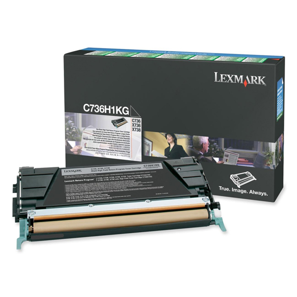 Lexmark - Toner - Nero - C736H1KG - return program - 12.000 pag