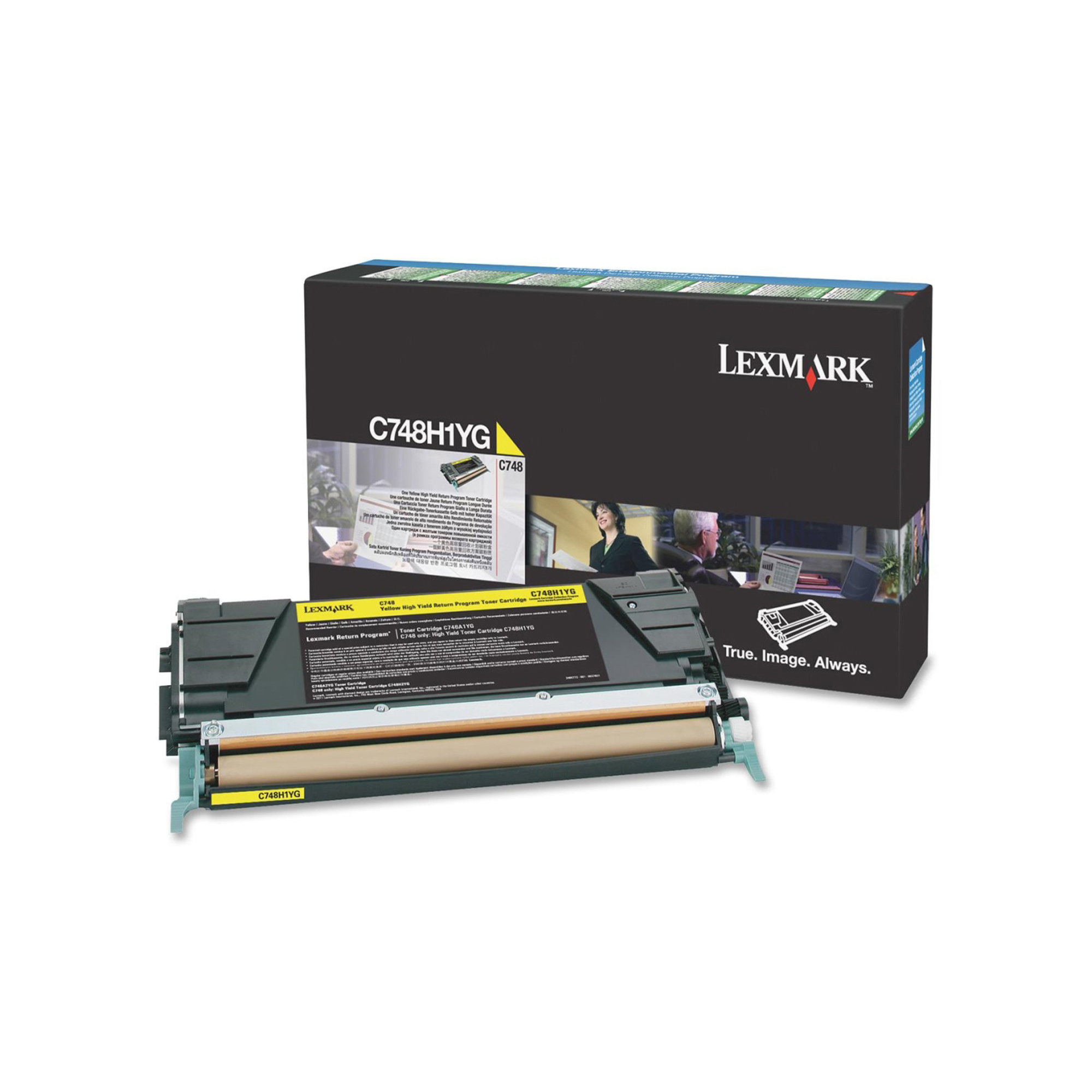 Lexmark - Toner - Giallo - C748H1YG - return program - 10.000pag