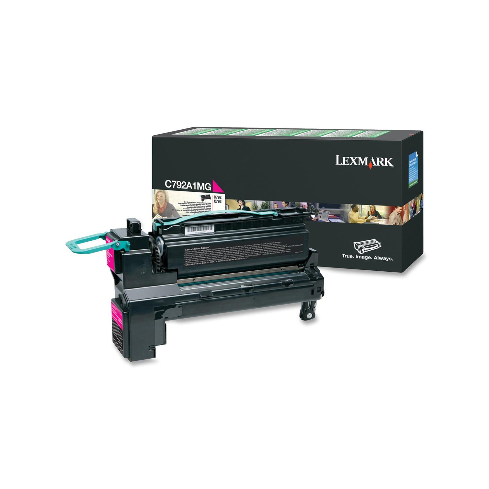 Lexmark - Toner - Magenta - C792A1MG - return program - 6.000 pag