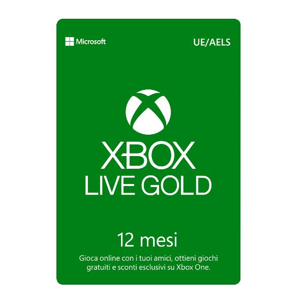 XBOX LIVE GOLD 12 MESI ESD