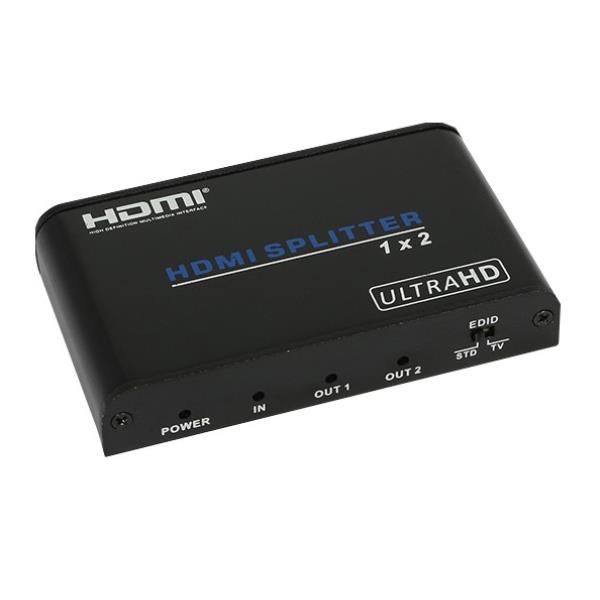 SPLITTER 18 GBPS 1X2 HDMI 2.0