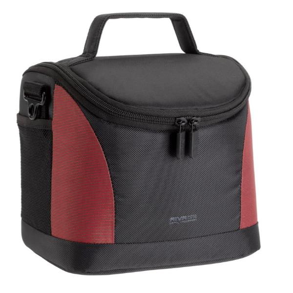 BORSA PER FOTOCAMERA - NERO/ROSSO