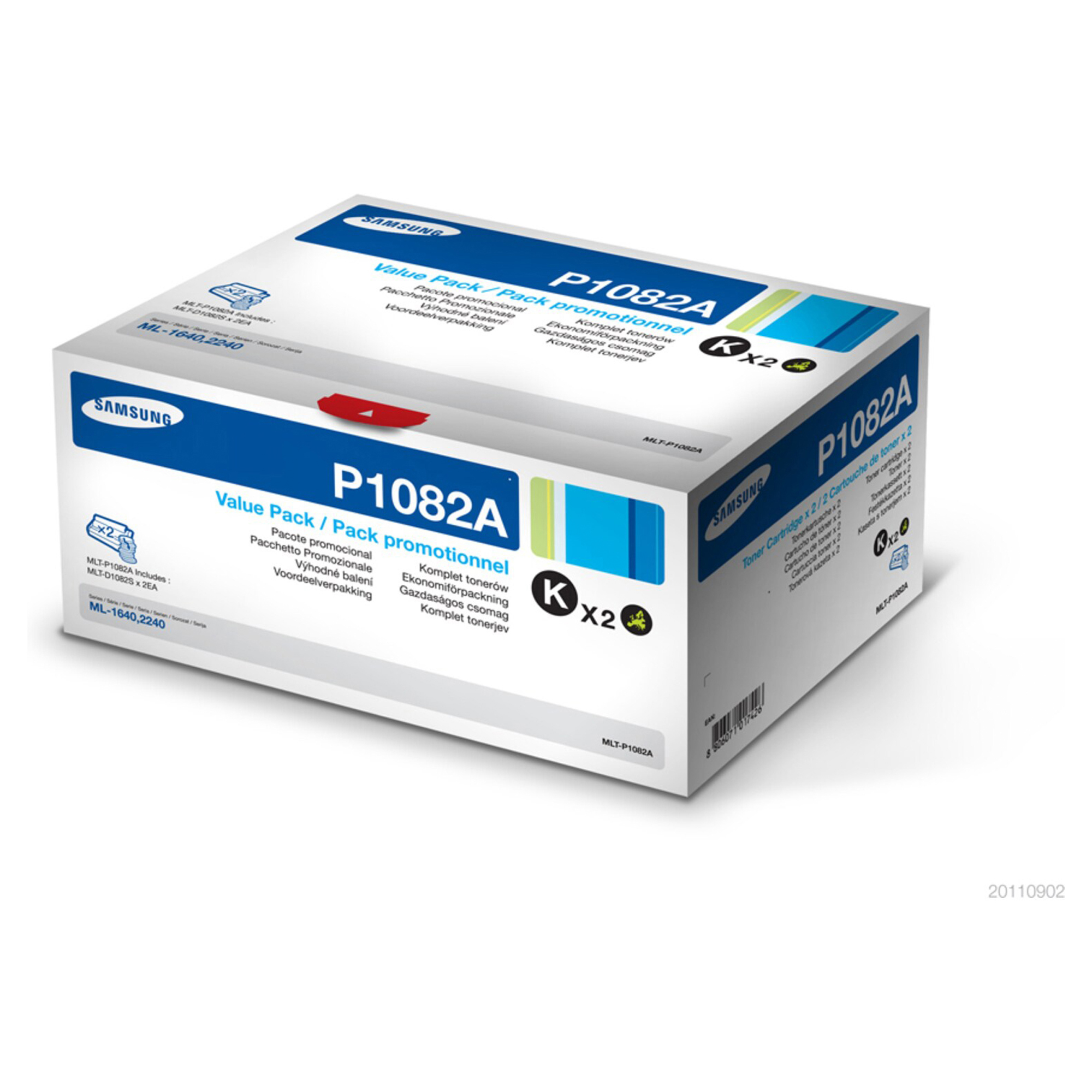 Hp/Samsung - Scatola 2 Toner - Nero - MLTP1082A/ELS - 3.000 pag