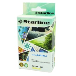 Starline - Cartuccia Ink compatbile per Epson 407 - Giallo - 26ml