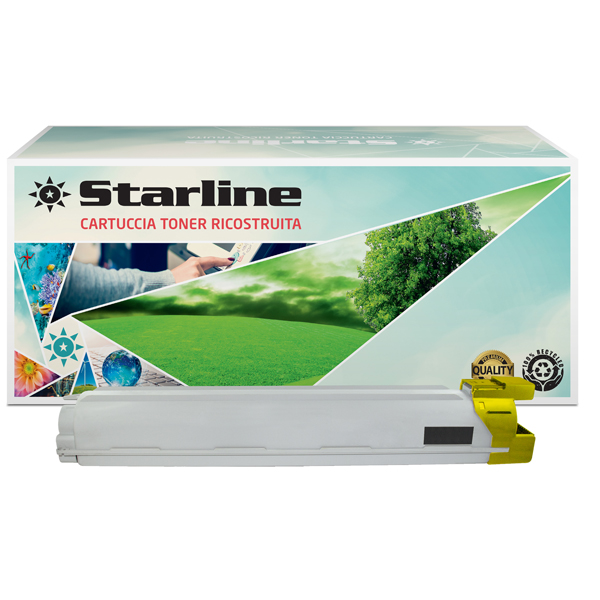 Starline - Toner ricostruito per Samsung CLX-9201 Series - Giallo - CLT-Y809S/ELS - 15.000 pag