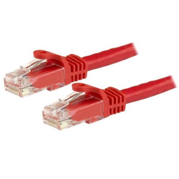 CAVO PATCH CAT6 RJ45 ROSSO 10M