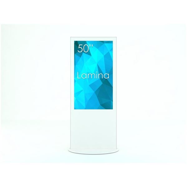 TOTEM LAMINA 4K 50 TOUCH BIANCO