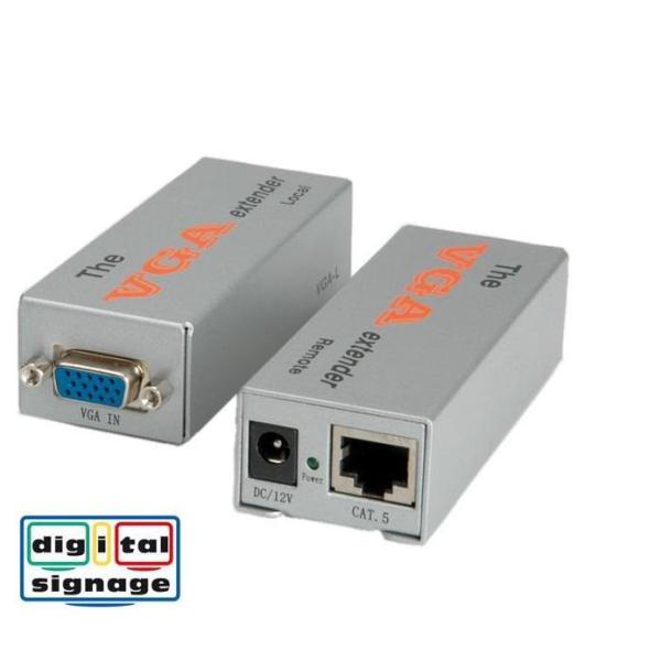 EXTENDER VGA SU CAT5 FINO 80M