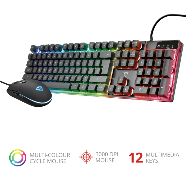 GXT838 AZOR COMBO KEYBOARD IT+MOUSE