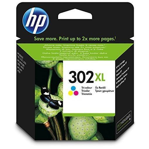 HP 302XL TRI-COLOR INK CARTRIDGE