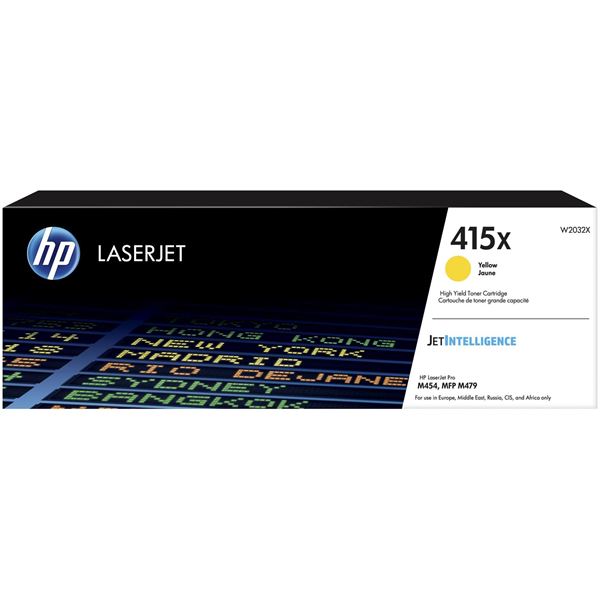 HP 415X YELLOW LASERJET TONER CARTR