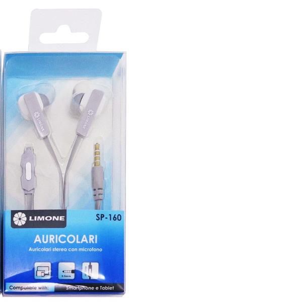 AURICOLARI CON MICROFONO - BIANCO