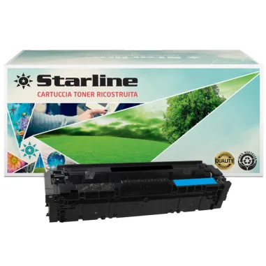 Toner Ciano Compatibile Starline BASIC per HP Color LaserJet CP3525