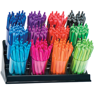 Esp. 180 penne gel Serve berry 0,7 in 12 colori assortiti