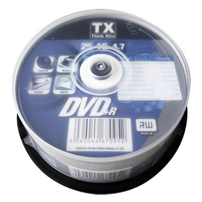 Dvd+r 4.7 gb think xtra campana pz.25