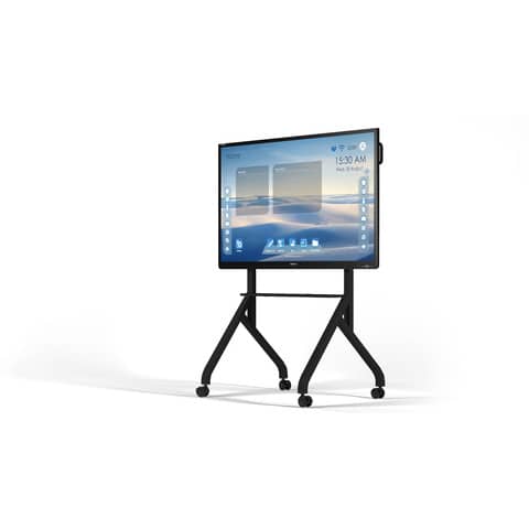 Carrello mobile per monitor fino a 86'' regolabile in altezza Wacebo Europe carico 100 Kg - DBL01058