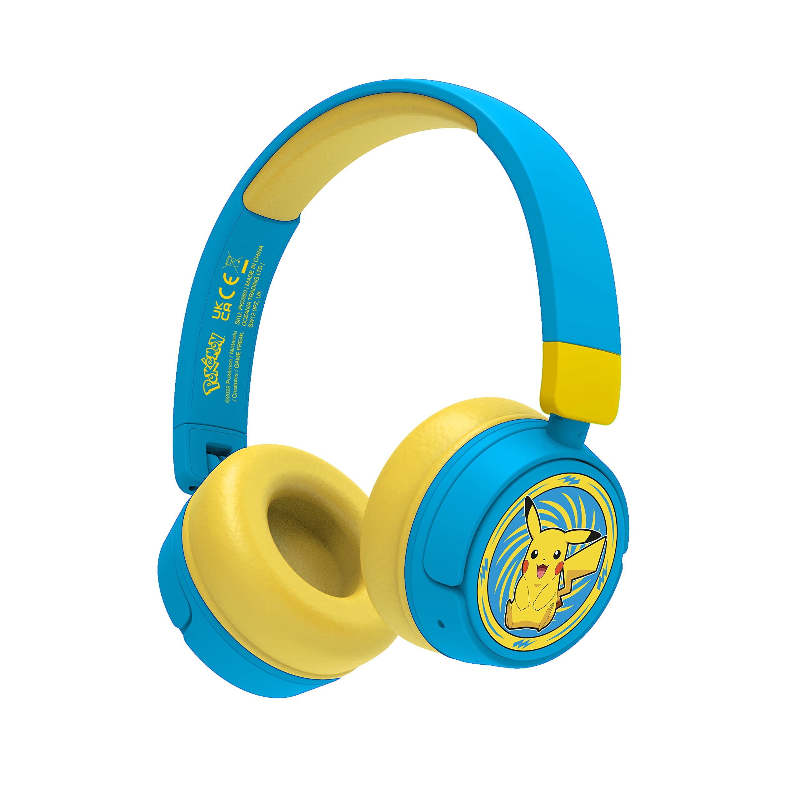 POKEMON PICKACHU KIDS BT HEADPHONES