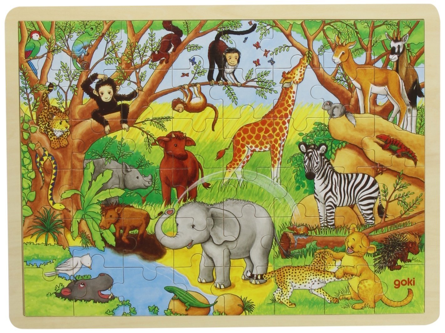 Puzzle in legno africa