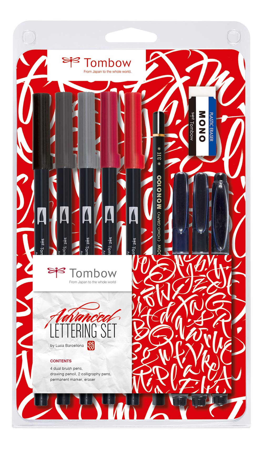 Set calligrafia Tombow advanced pz.10 luca barcellona