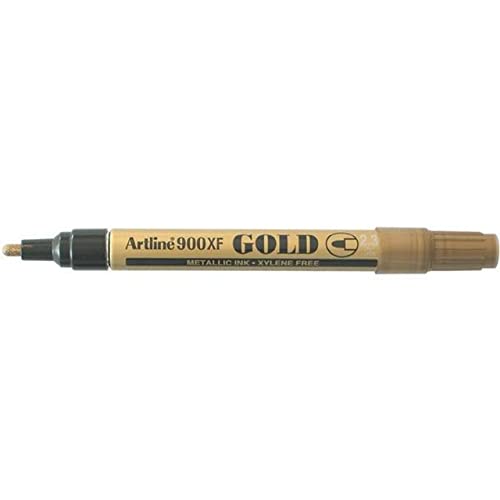 Marcatore permanente A 900 - a vernice - punta tonda - 2,3 mm - oro - Artline