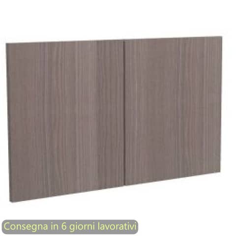 Coppia di ante a scatto senza maniglie 60xh36,8 cm per librerie Artexport frassino toscano - 1502A/F