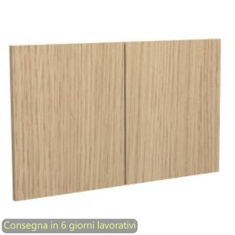 Coppia di ante a scatto senza maniglie 60xh36,8 cm per librerie Artexport rovere - 1502A/C