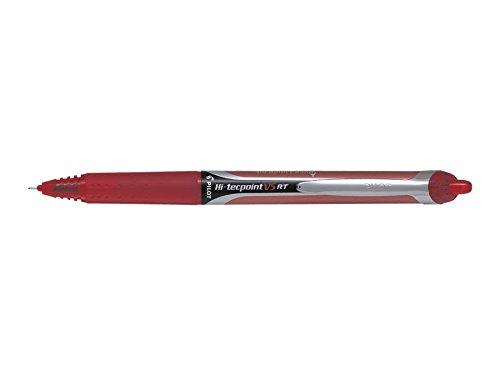 Roller a scatto Hi Tecpoint V5 RT - punta 0,5mm - rosso - Pilot