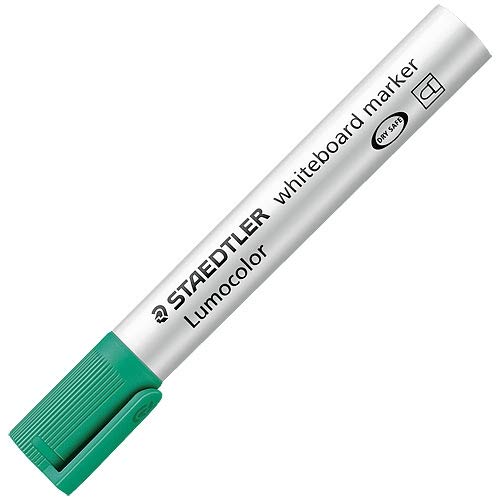 Pennarelli Lumocolor whiteboard 351 - punta tonda - tratto 2 mm - verde - Staedtler