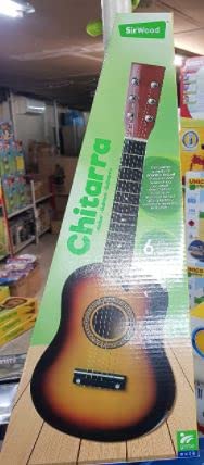 Chitarra legno cm 63 ass.4 colori