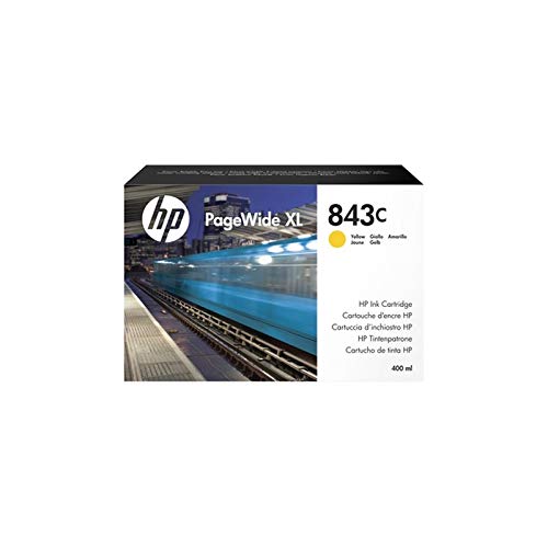 HP 843C 400-ML YELLOW INK CARTRIDGE