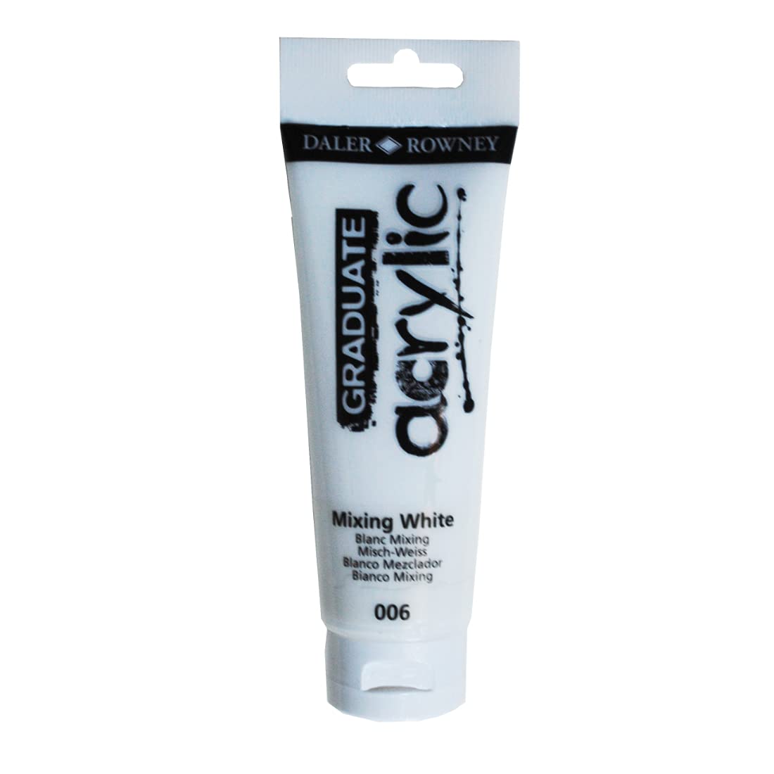 Colore acrilico fine Graduate - 120 ml - bianco miscela - Daler Rowney