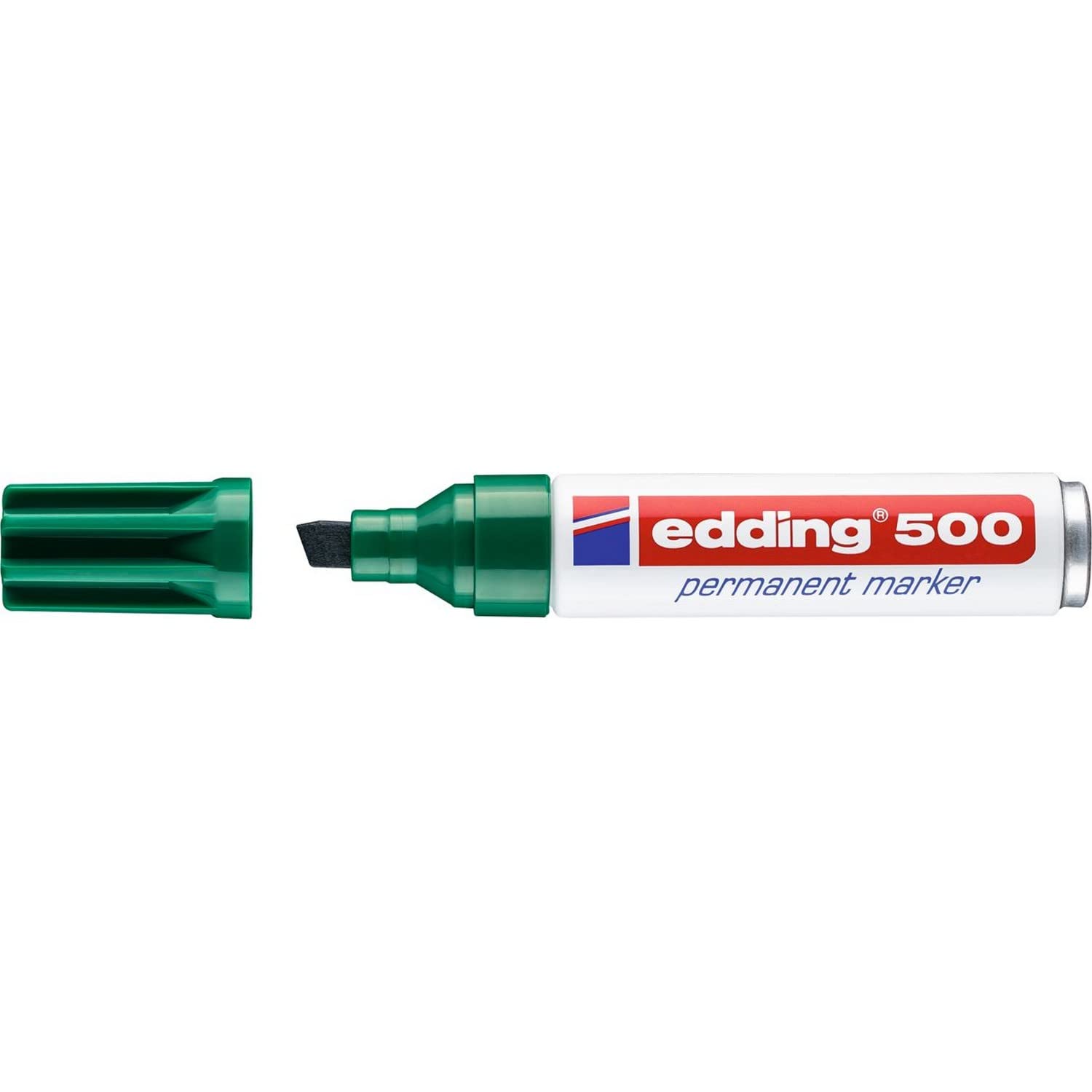 Marcatore permanente Edding 500 - punta da 2,00-7,00mm - verde - Edding