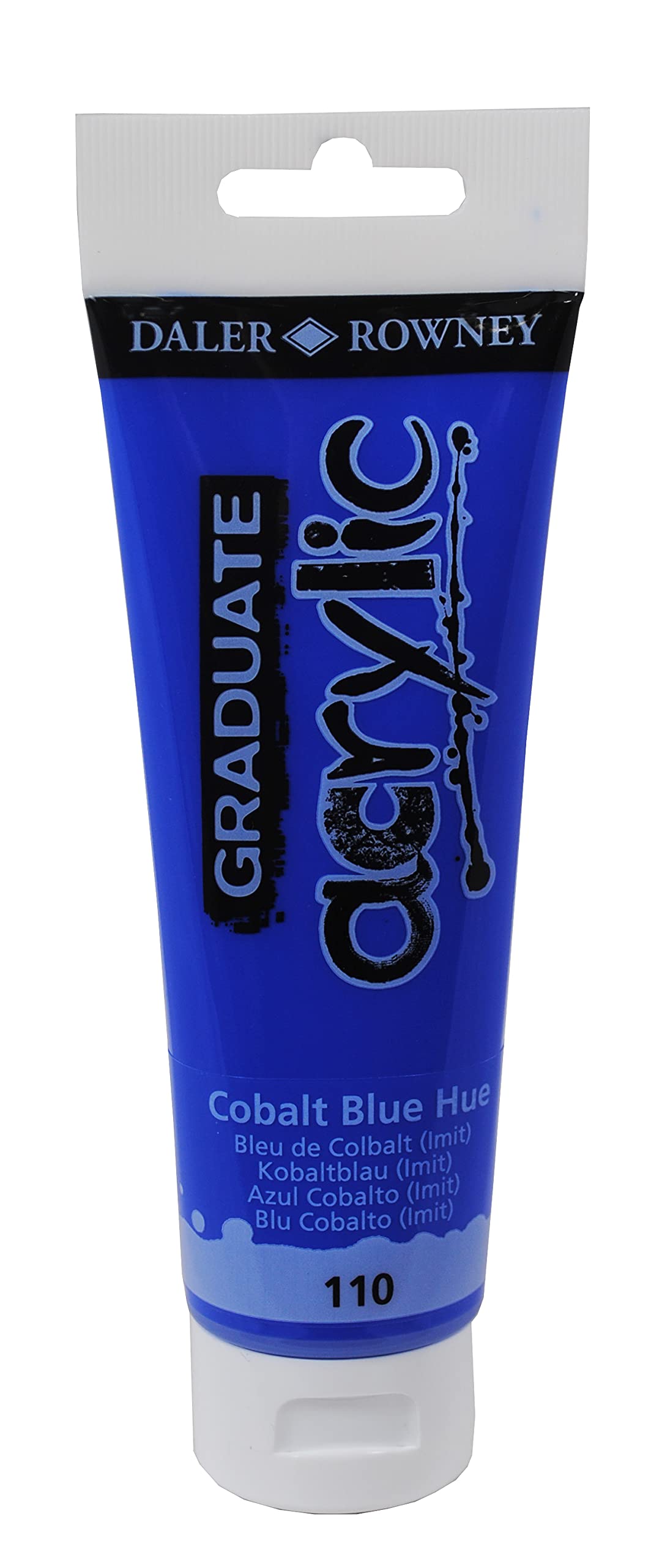 Colore acrilico fine Graduate - 120 ml - blu cobalto imitazione - Daler Rowney