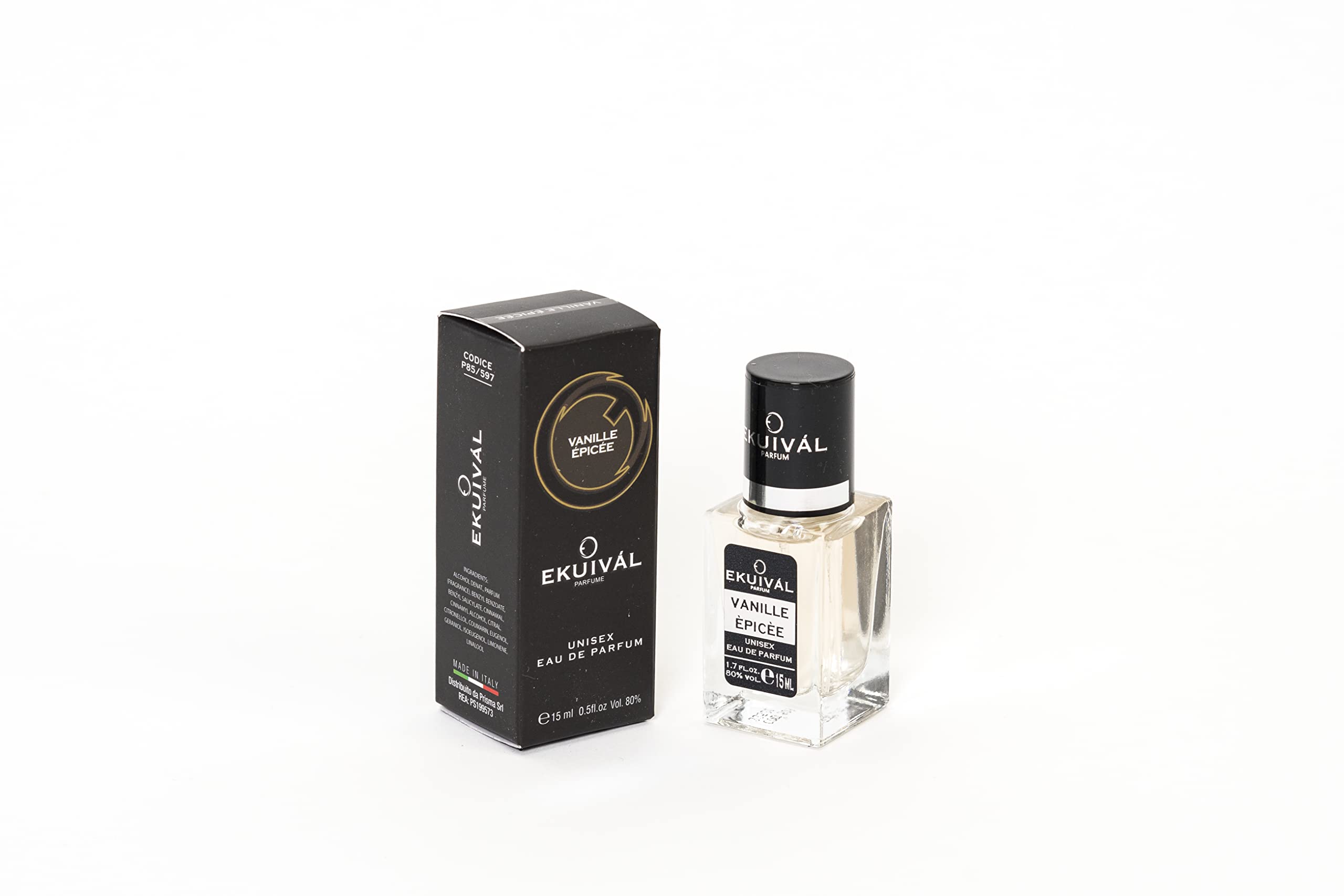 Flacone profumo 15 ml Ekuival vanille epicee