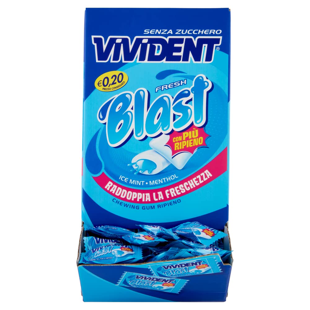 Chewing gum Vivident Fresh Blast - Perfetti - conf. 250 pezzi