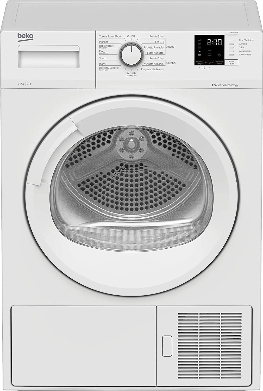 BEKO ASCIUGATRICE SLIM DRXS712W