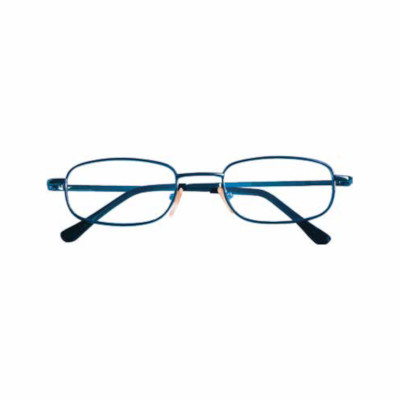 Occhiale da lettura classic in plastica blu +3,00