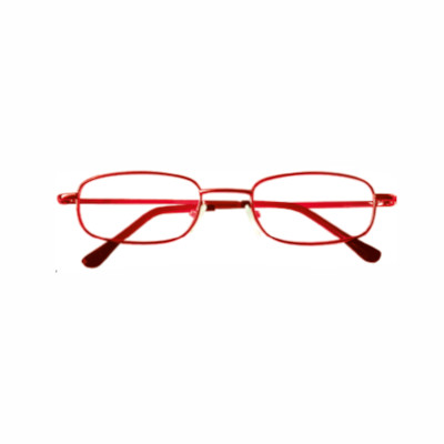 Occhiale da lettura classic in plastica rosso +3,50
