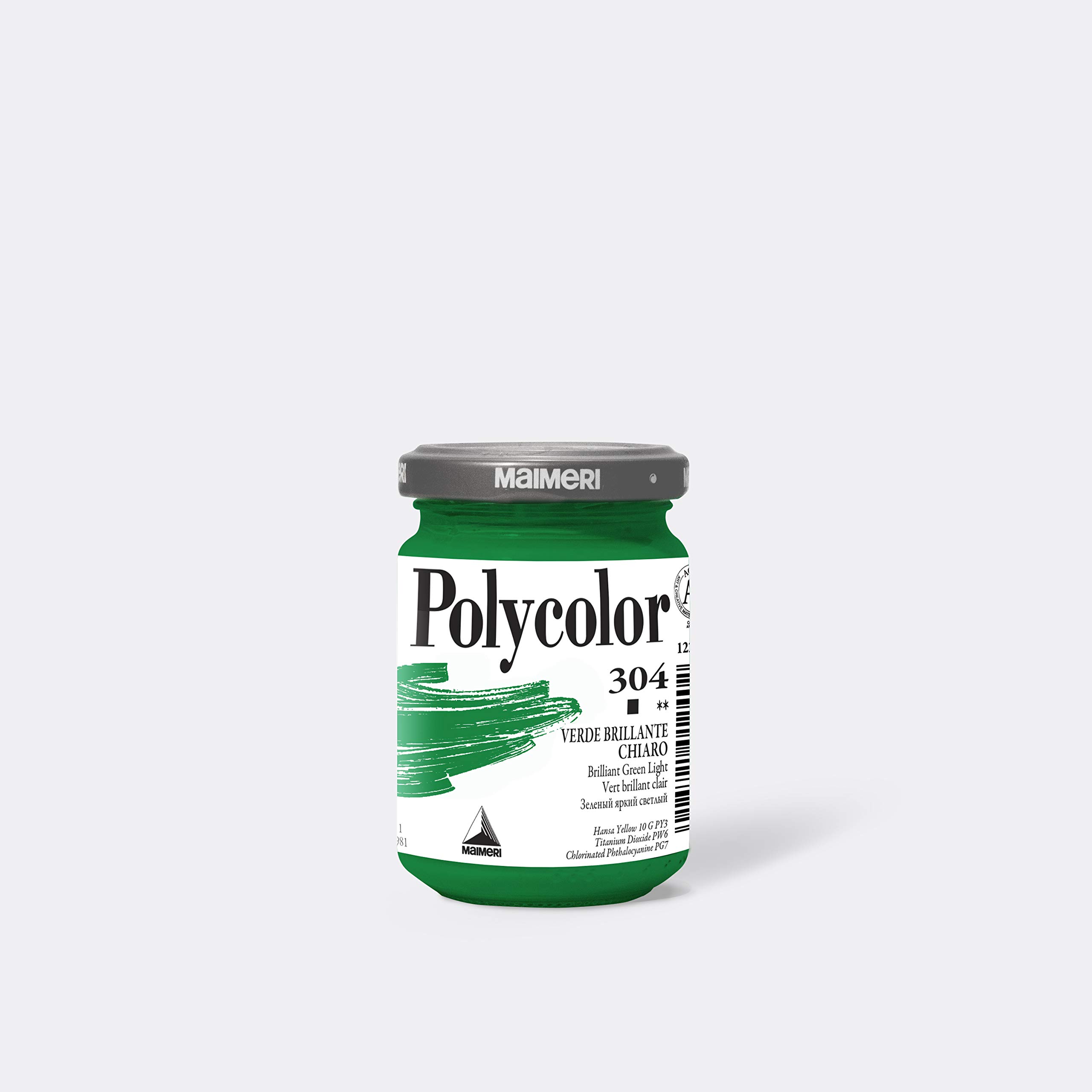 Colore vinilico Polycolor - 140 ml - verde brillante chiaro - Maimeri