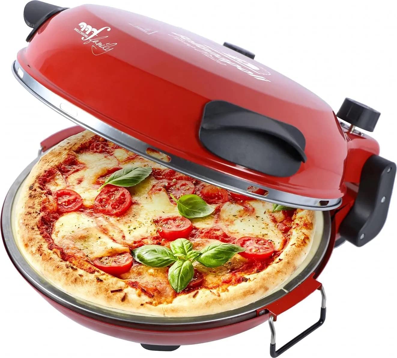 Forno pizza Bellanapoli - 35 x 36 x 16,5 cm - 1200 W - Melchioni