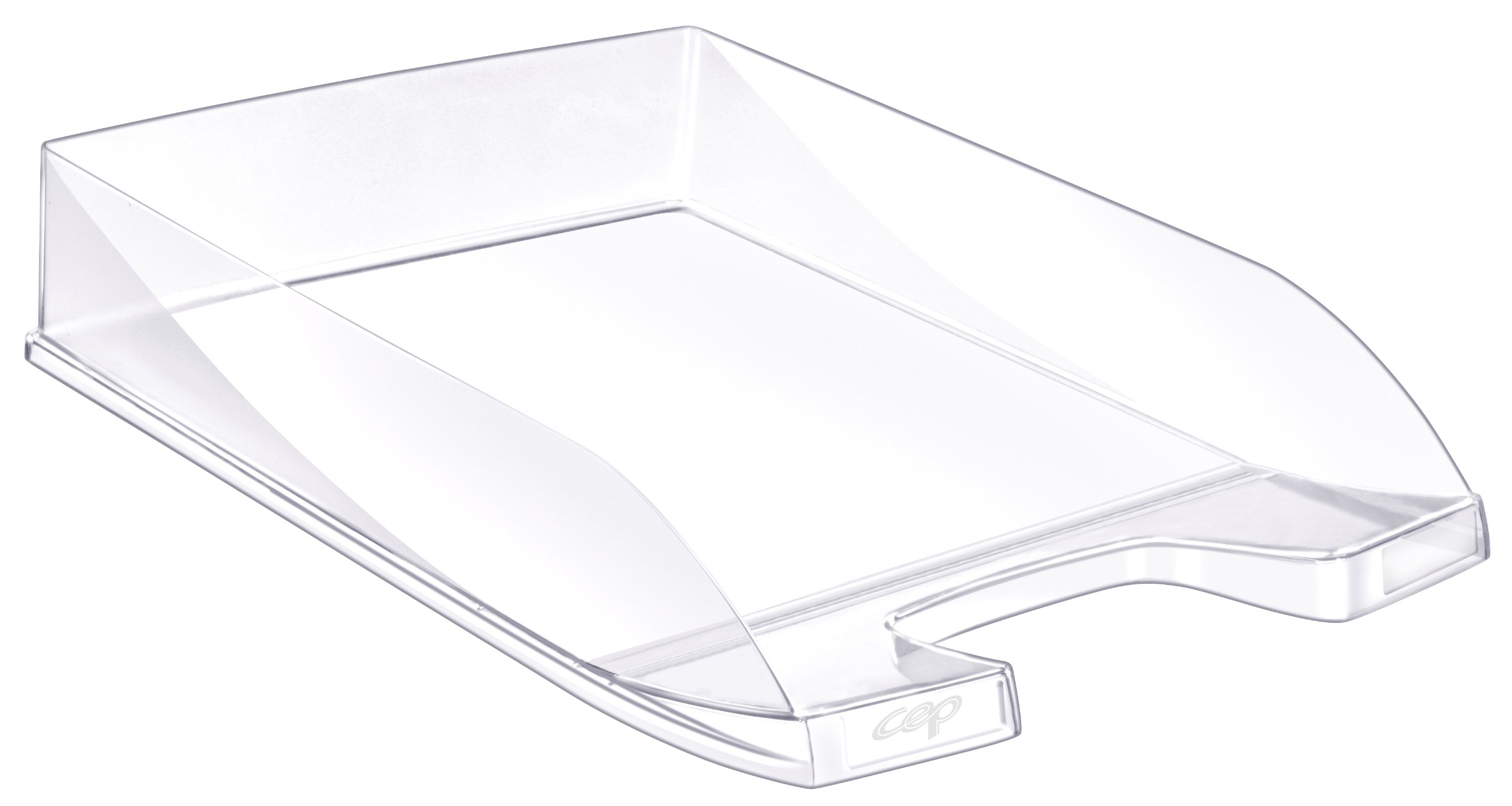 Vaschetta portacorrispondenza EcoLine - 35x25,5x6,5 cm - 24x32 cm - cristallo trasparente - Cep