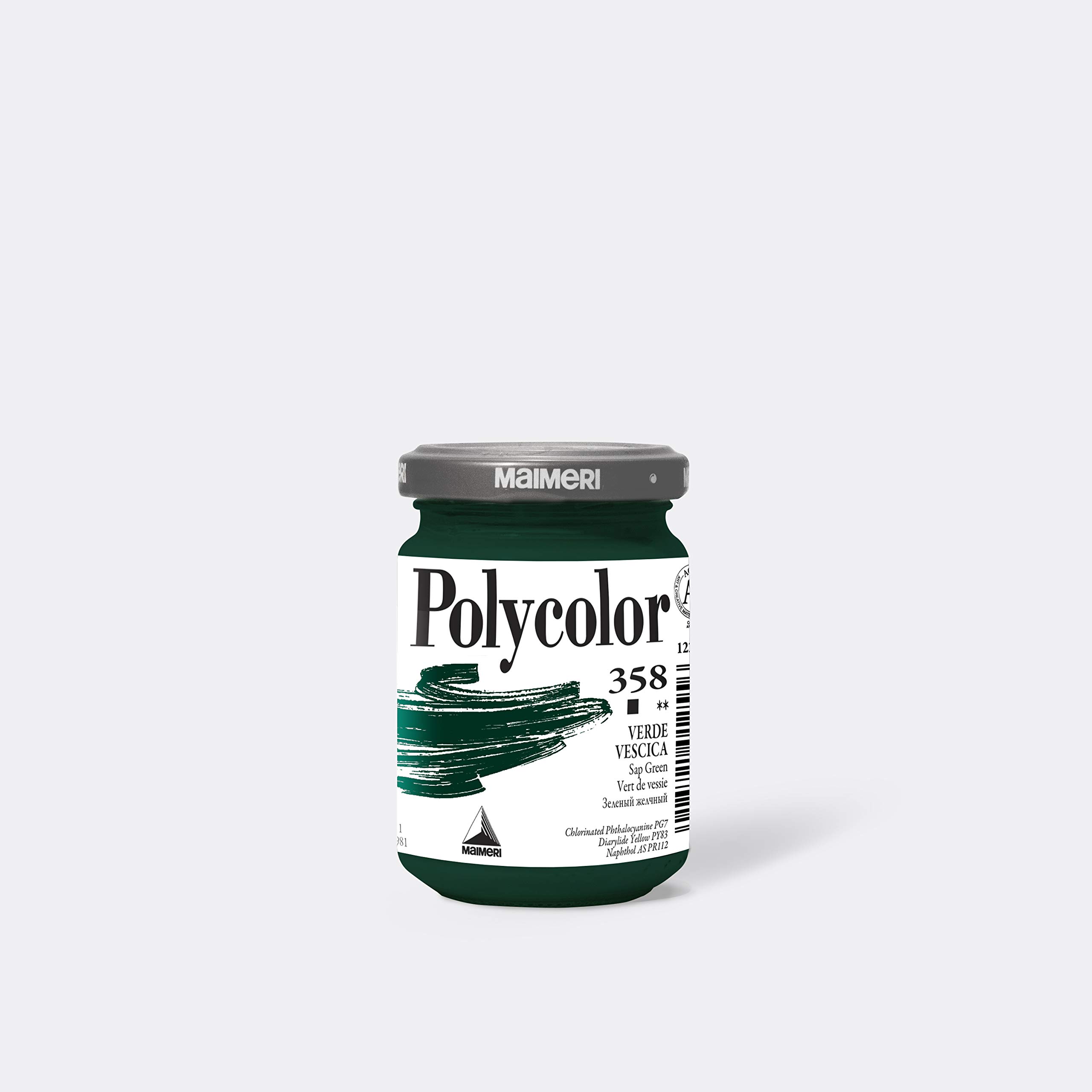 Colore vinilico Polycolor - 140 ml - verde vescica - Maimeri