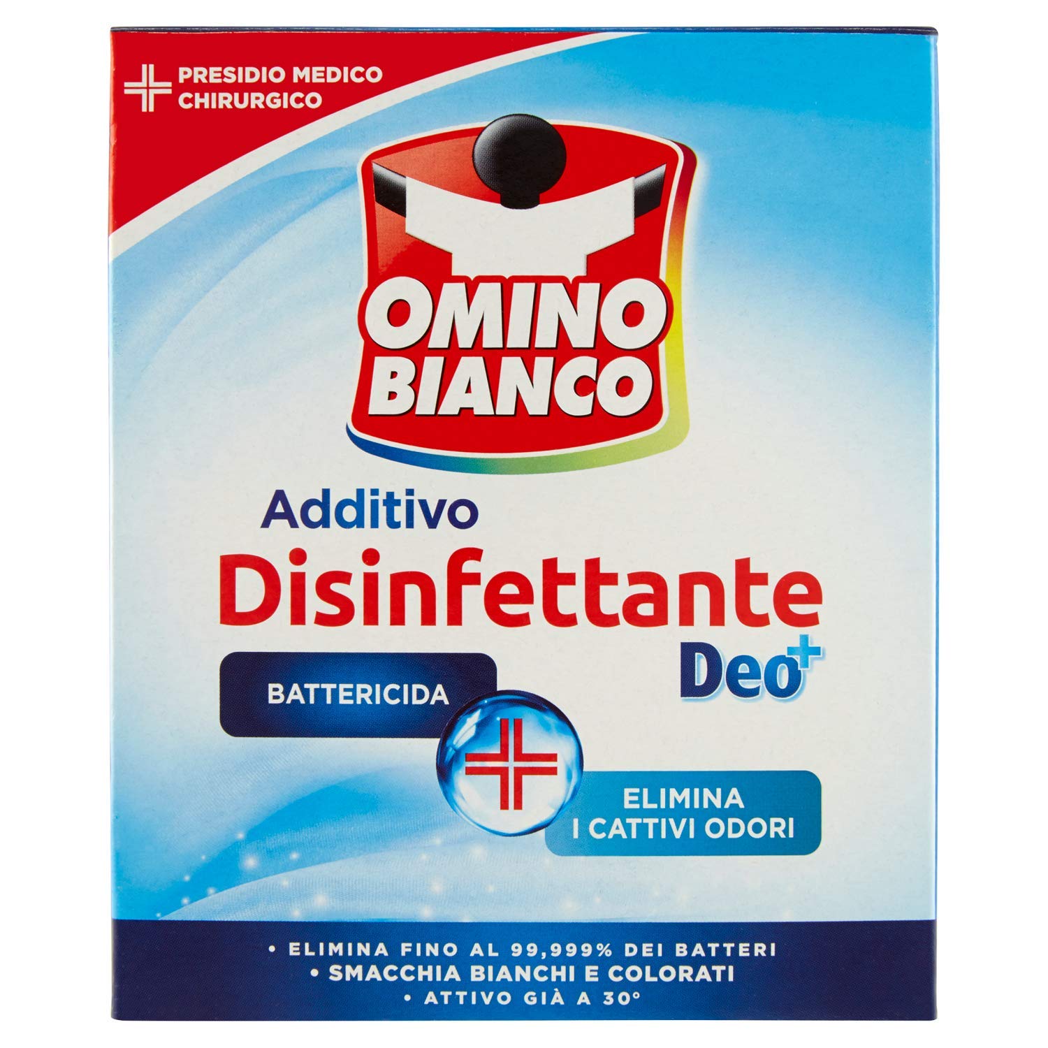 Additivo Omino Bianco disinfettante per tessuti - 450 gr - Omino Bianco